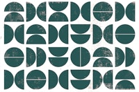 Cutout Bauhaus Grunge behang