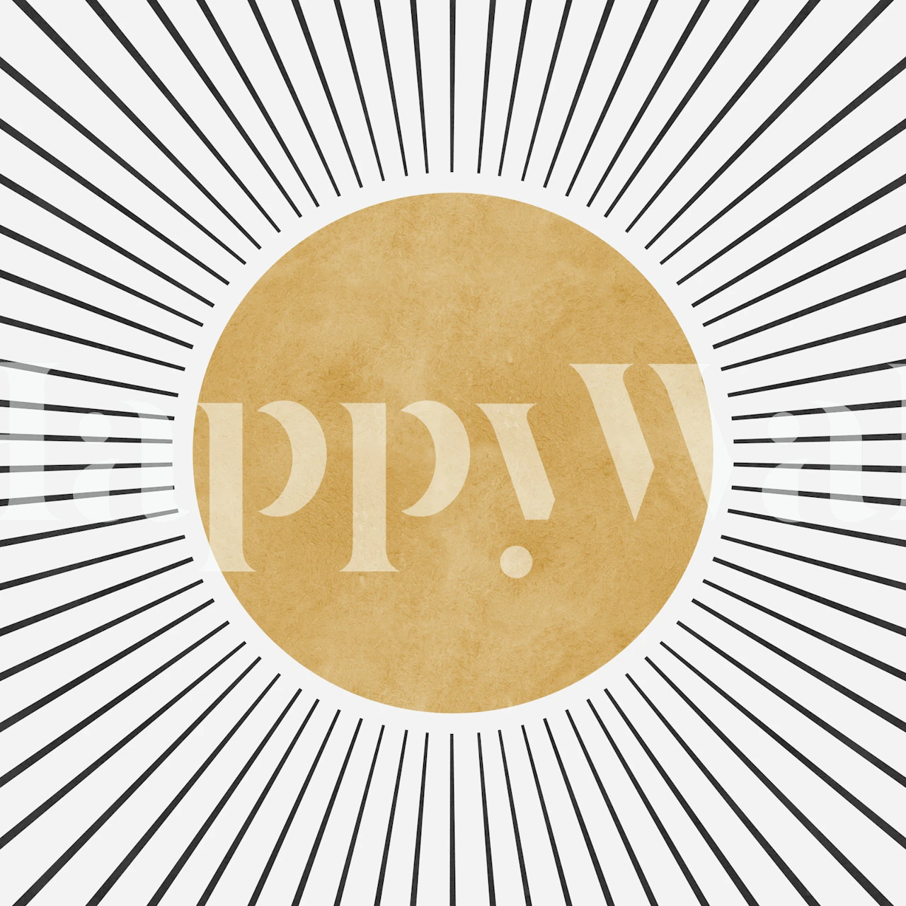 Sunbeams 06 wallpaper displayed in a room