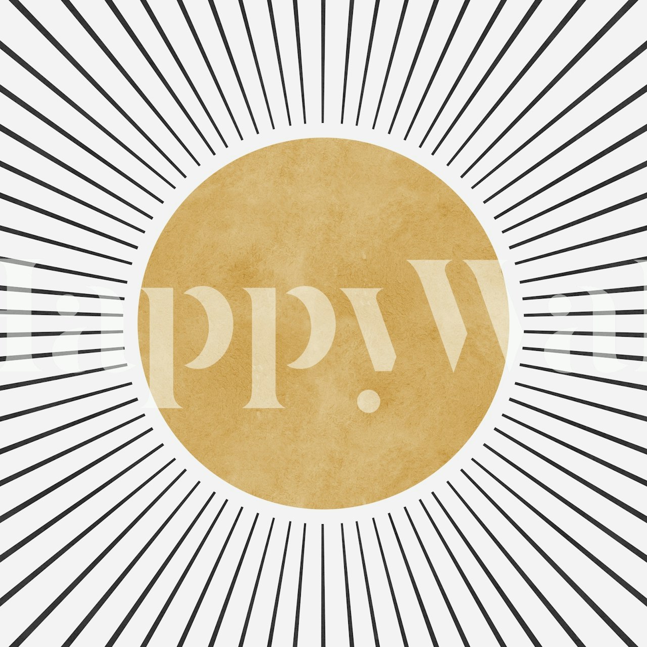 Papel tapiz Sunbeams 06 mostrado en una habitación