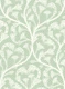 Victorian dandelion hearts sage green