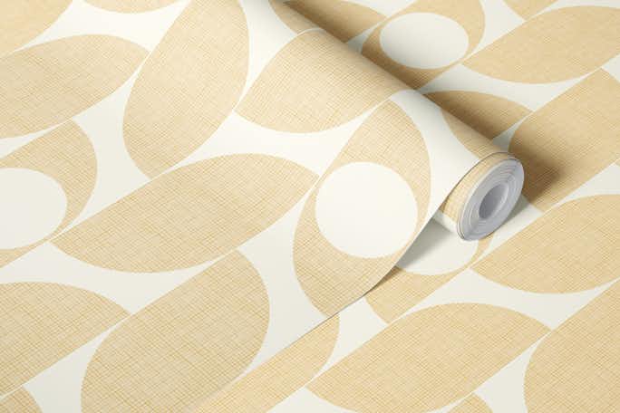 mid century warm minimalism (M)wallpaper roll