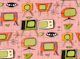 Retro Television Pink