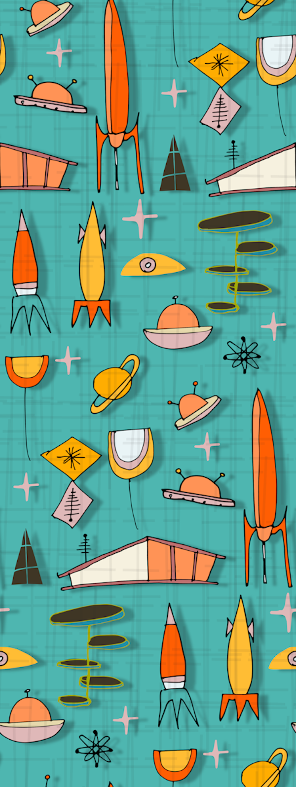 Space Age Traveling Blue