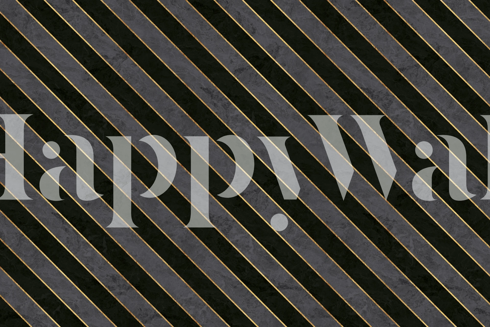 Black Marble Luxury Stripes tapet i ett rum