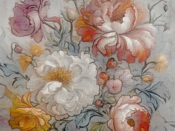 Large Antique Peonies