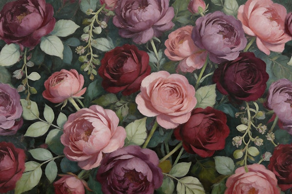 Large Antique Peonies