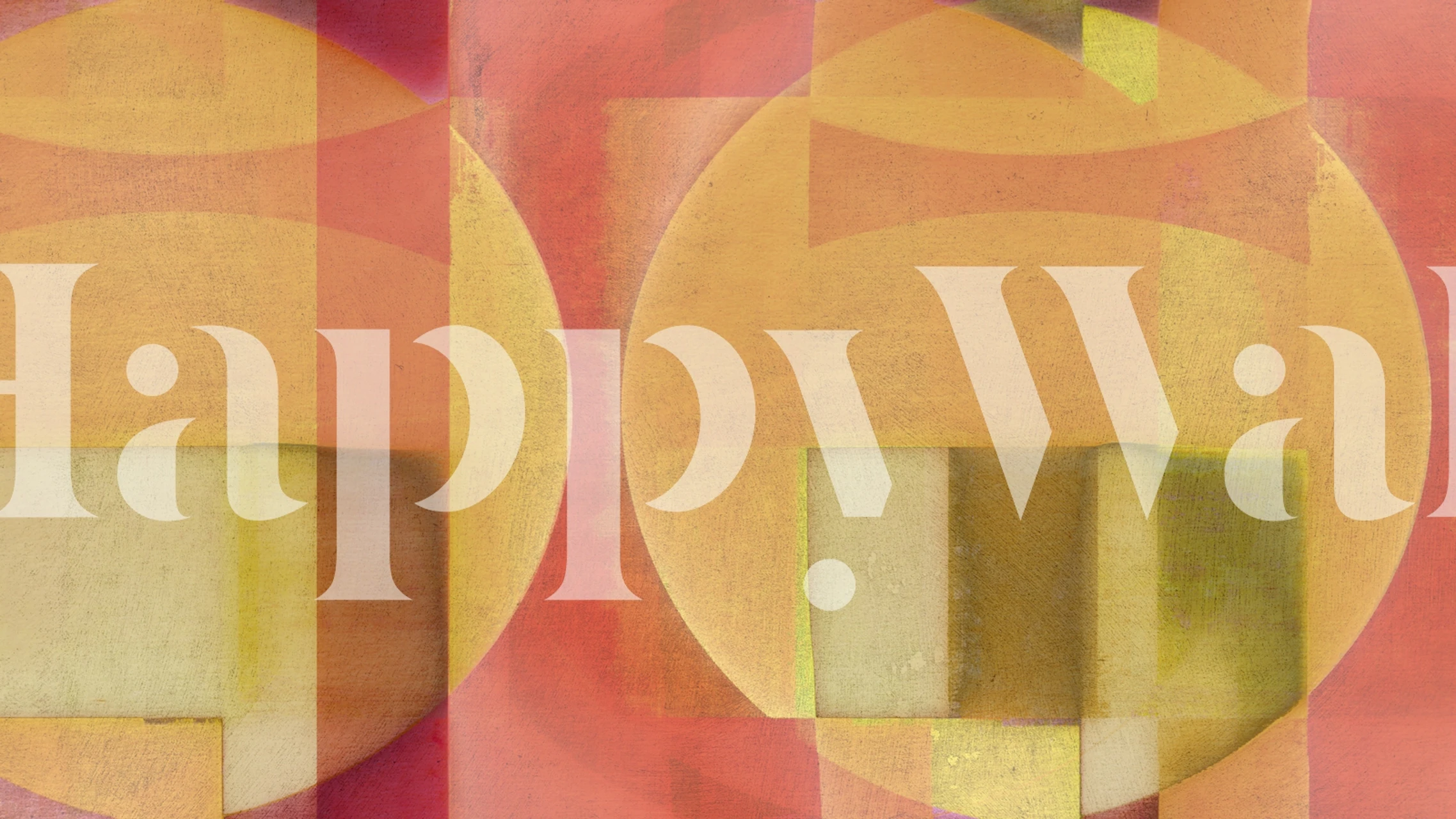 Moody Bauhaus wallpaper in a room