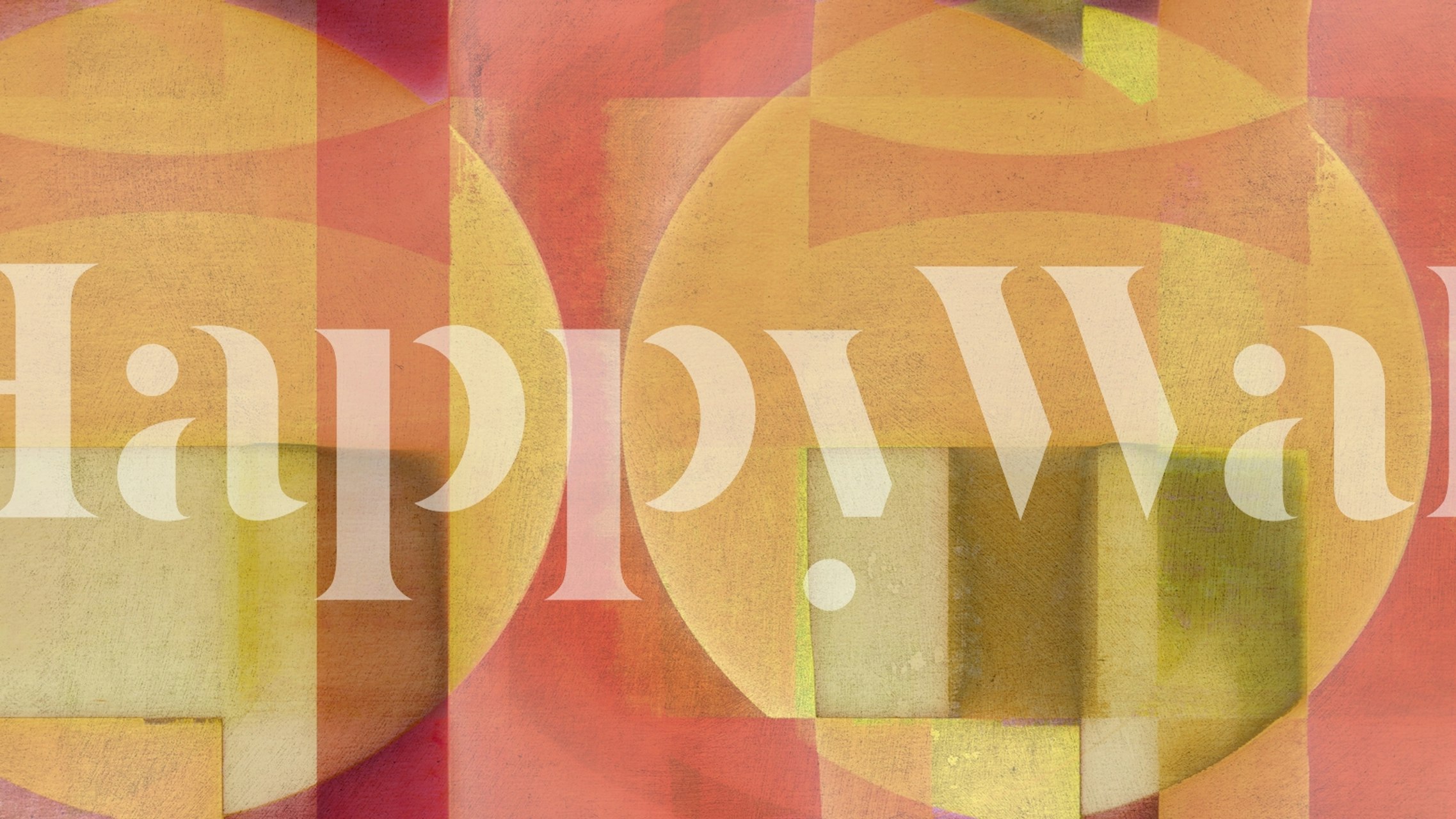 Moody Bauhaus behang in een kamer