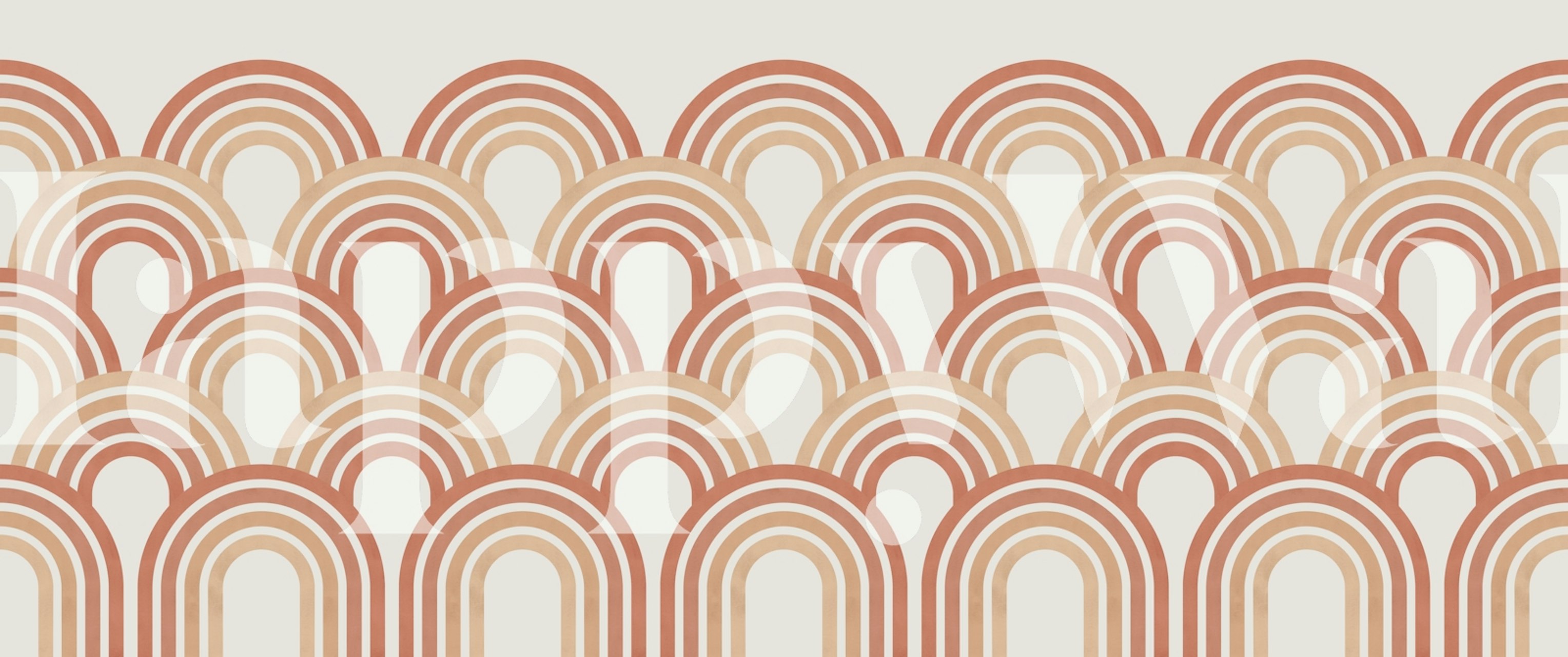 Fotomural Líneas y círculos abstractos - Lines and Circles 66