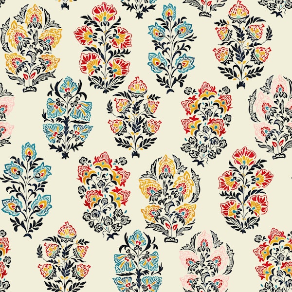 Mystic Suzani Garden - large