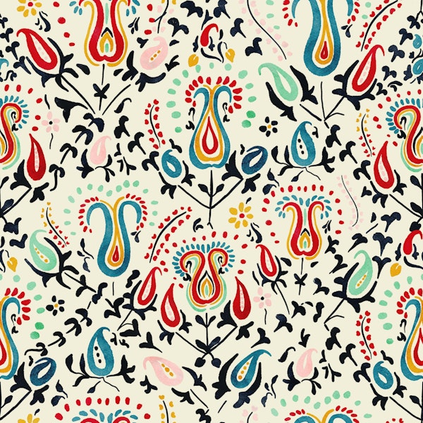 Enchanted Suzani Garden - large