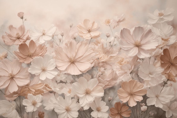 FLOWER FANTASY GARDEN ELEGANT CREME