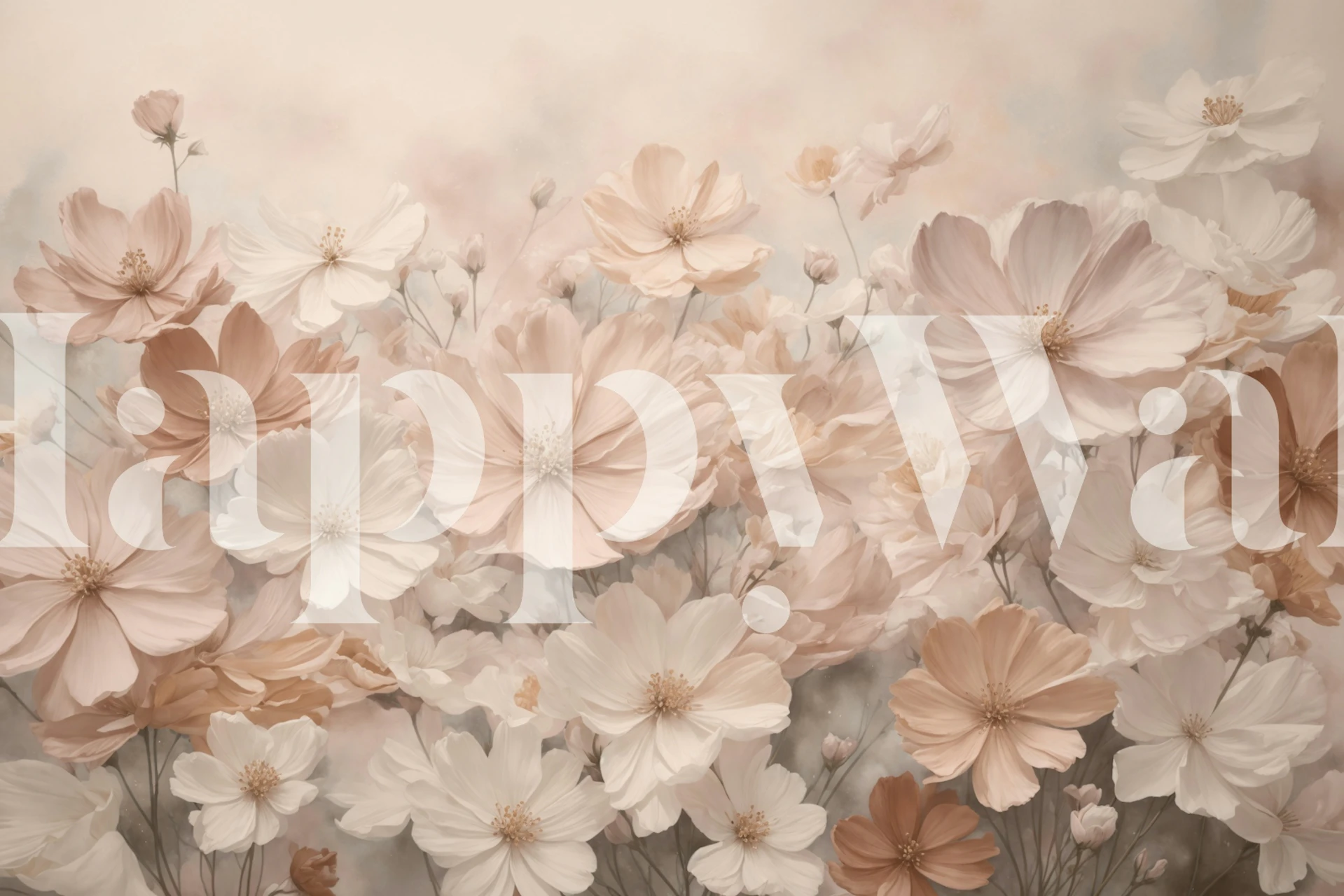 Elegant creme und blush Blumendesign