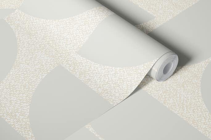 Ivory Gray Bauhauswallpaper roll