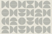 Moss Gray Bauhaus wallpaper