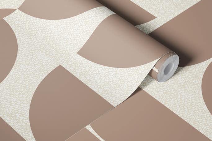 Blush Beige Bauhauswallpaper roll