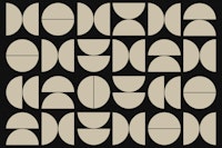 Black Tan Bauhaus tapete