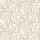Abstract Lines in Tan Earth Tones Hand Drawn