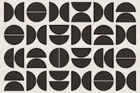 Rich Brown Bauhaus wallpaper