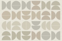 Bauhaus in Rich Neutrals wallpaper