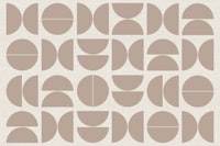 Dusty Pink Bauhaus tapete