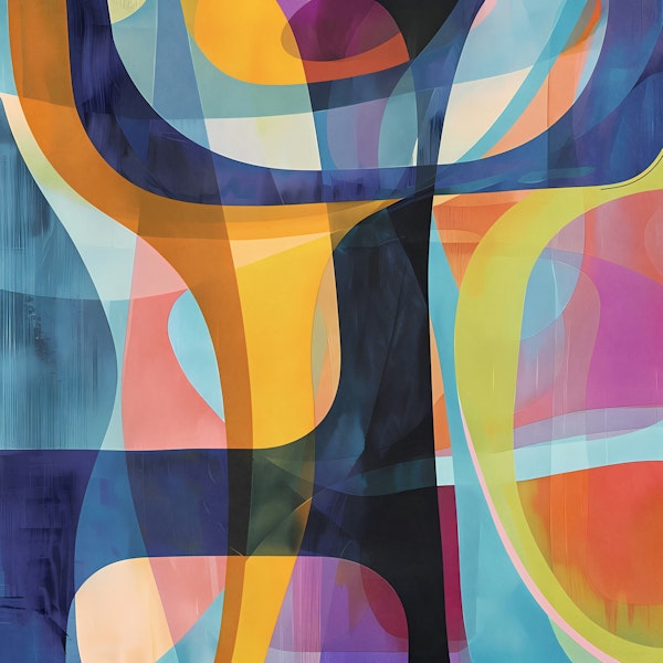 Colorful and Overlapping Shapes