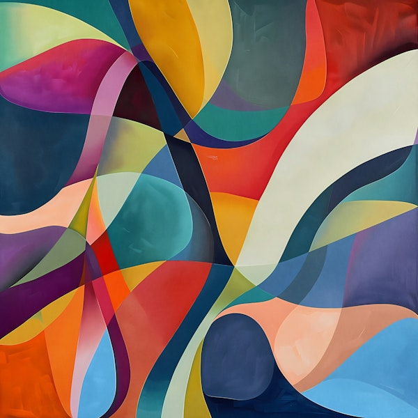 Colorful and Overlapping Shapes 2
