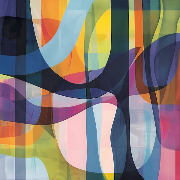 Colorful and Overlapping Shapes 3