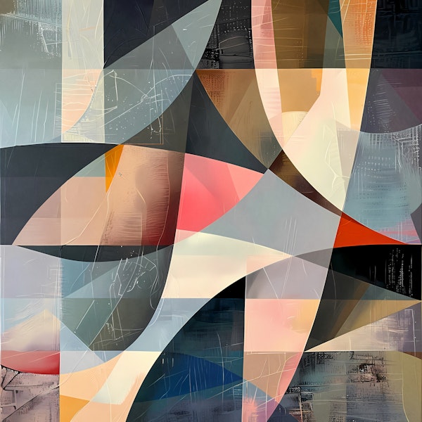 Colorful and Overlapping Shapes 6