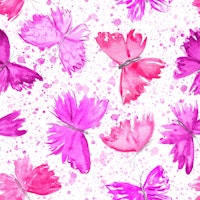 Splattered Watercolor Butterflies 1 tapete