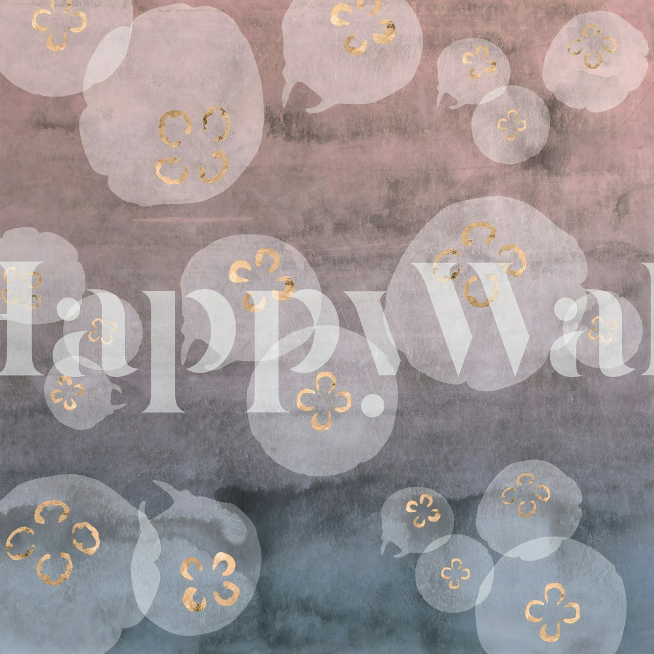 carta da parati Watercolour Jellyfish in una stanza