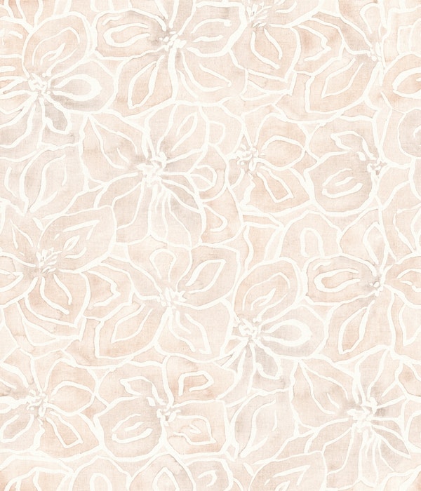 Warm minimalism painterly flowers beige