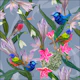 Lovely birds wall