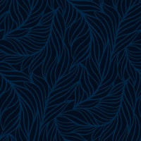Minimalist flowing leaves dark blue ταπετσαρία