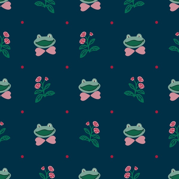 Preppy frog navy