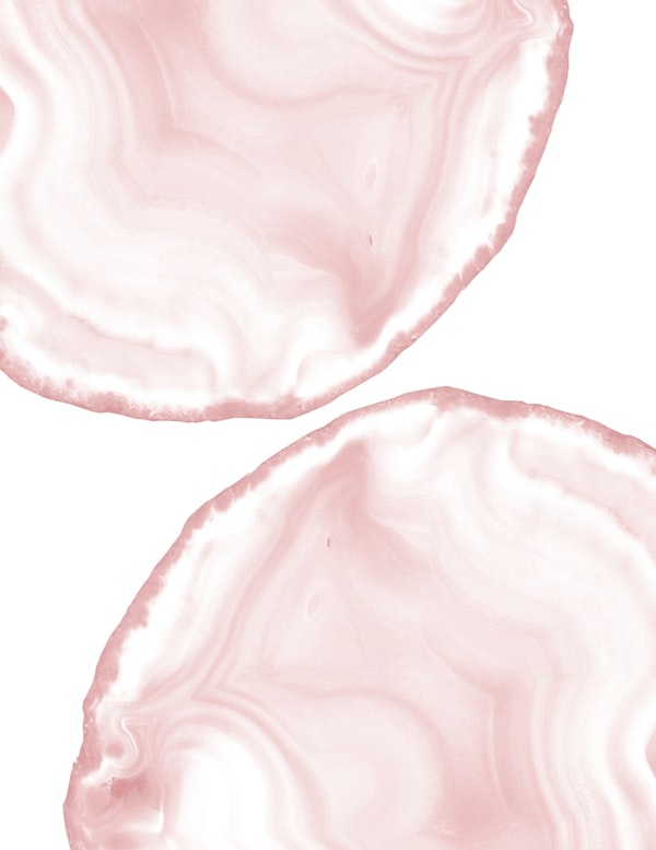 Blush Agate Pastel Glam 1