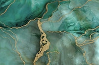 Precious Marble Chic Green Gold tapete