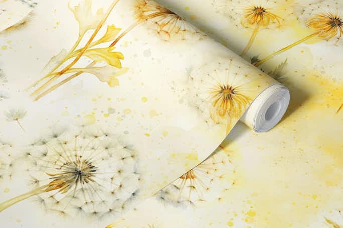 Dandelions - Make A Wish 4wallpaper roll
