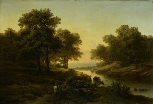 Antique Landscape Scenery