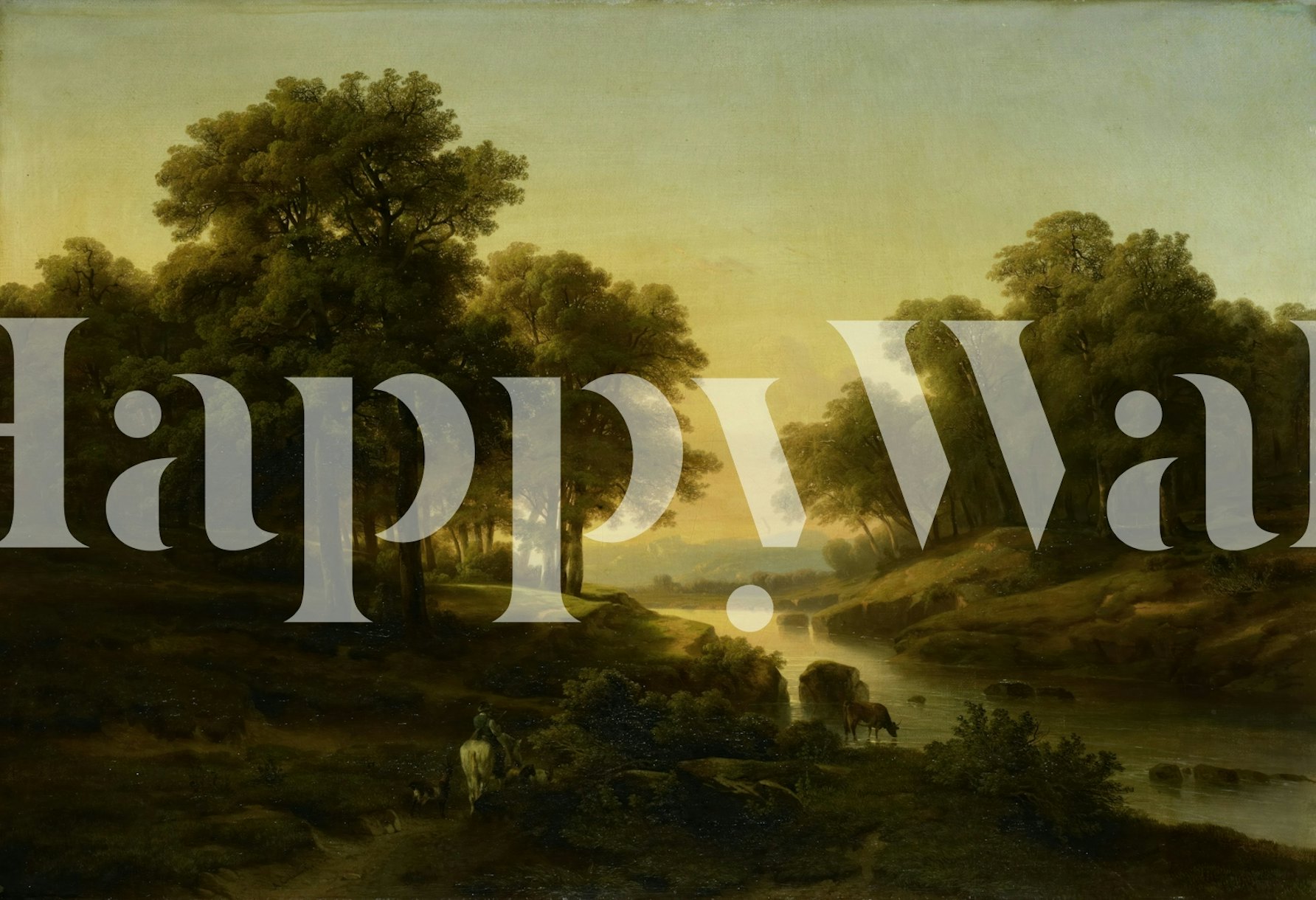 Antique and Vintage Landscape Wallpaper | Scenic Wall Murals