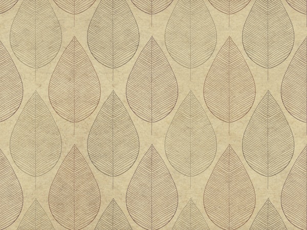 Japandi Leaves on Japan Paper