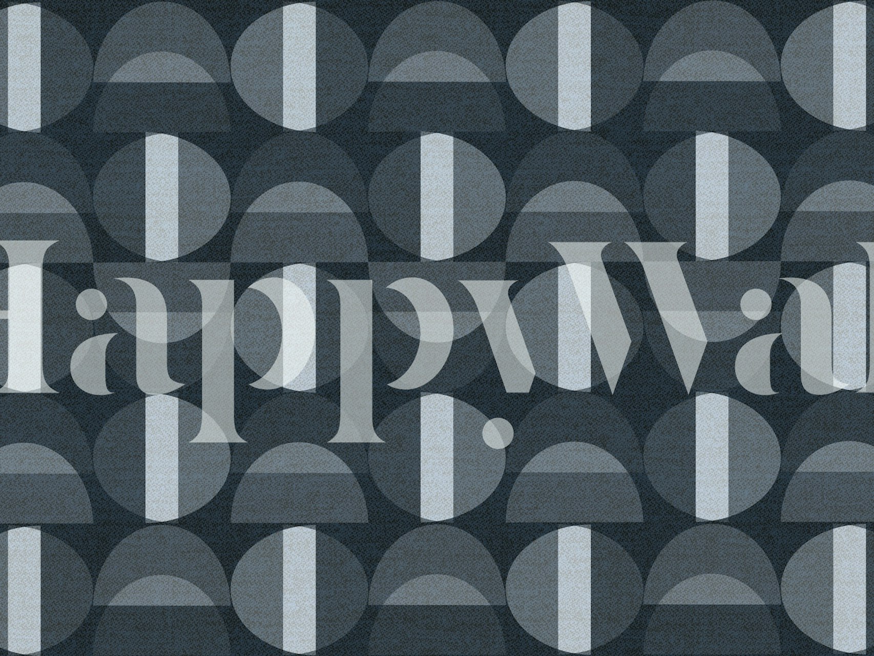 Geometric shapes in dark grey with light accents wallpaper