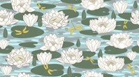 Beautiful Water Lilies 3 wallpaper