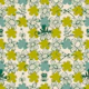 Scandinavian green flowers with frogs (Large)