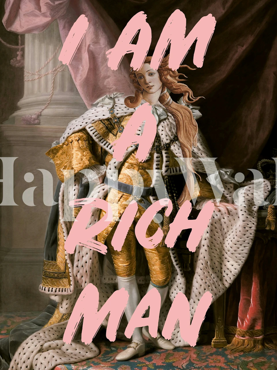 Rich Man Venus Art wallpaper in a room