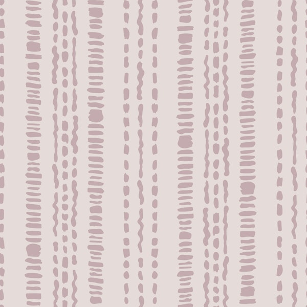 Boho stripe pale rose mauve