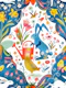 spring gardening bunnies chicken