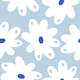 Happy Daisies - Air and Cobalt Blue