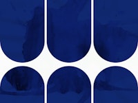 Minimal Mid-Century Arches tapete