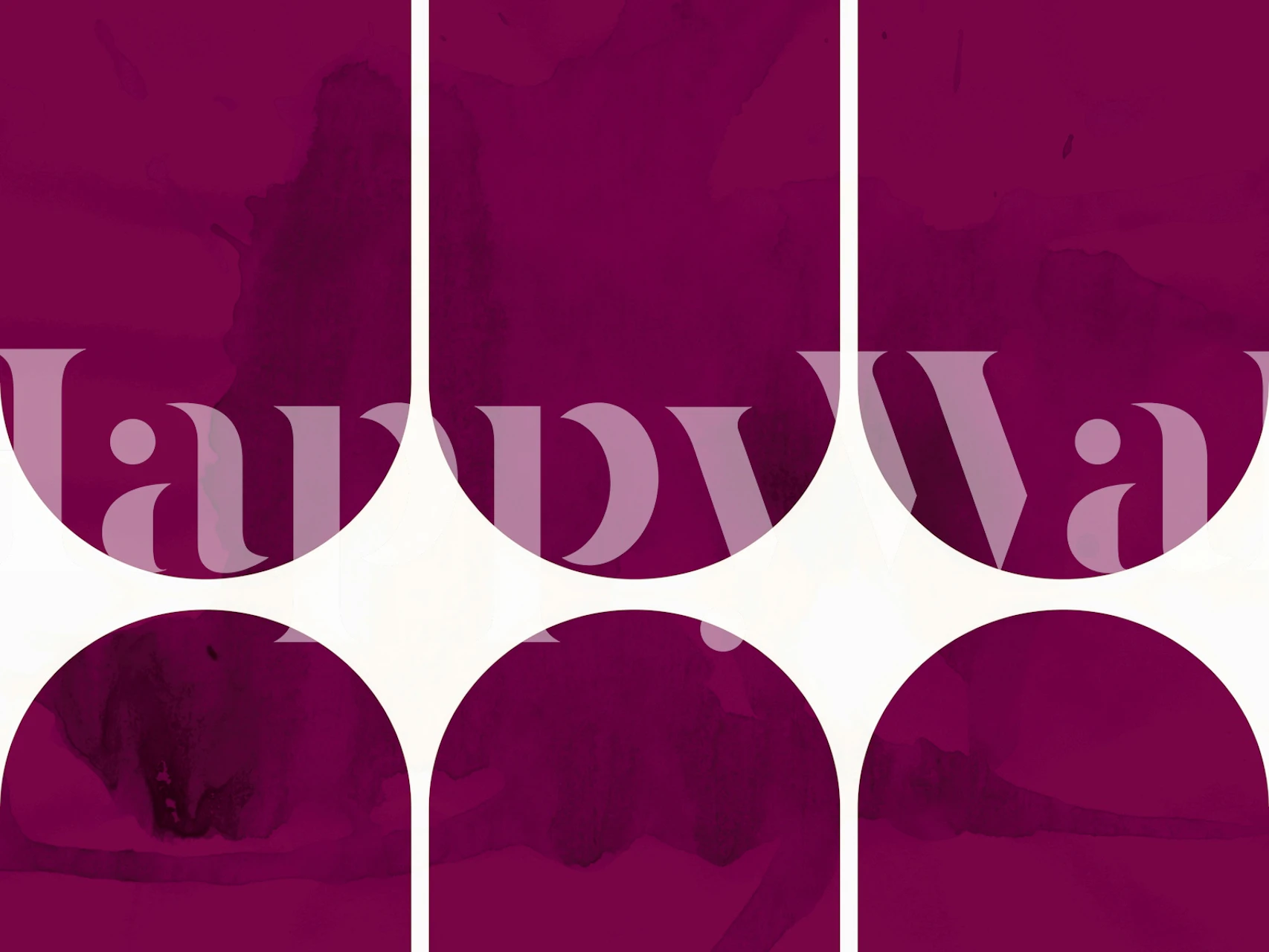 Warm Mid-Century Arches u sobi